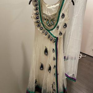 White Indian dress